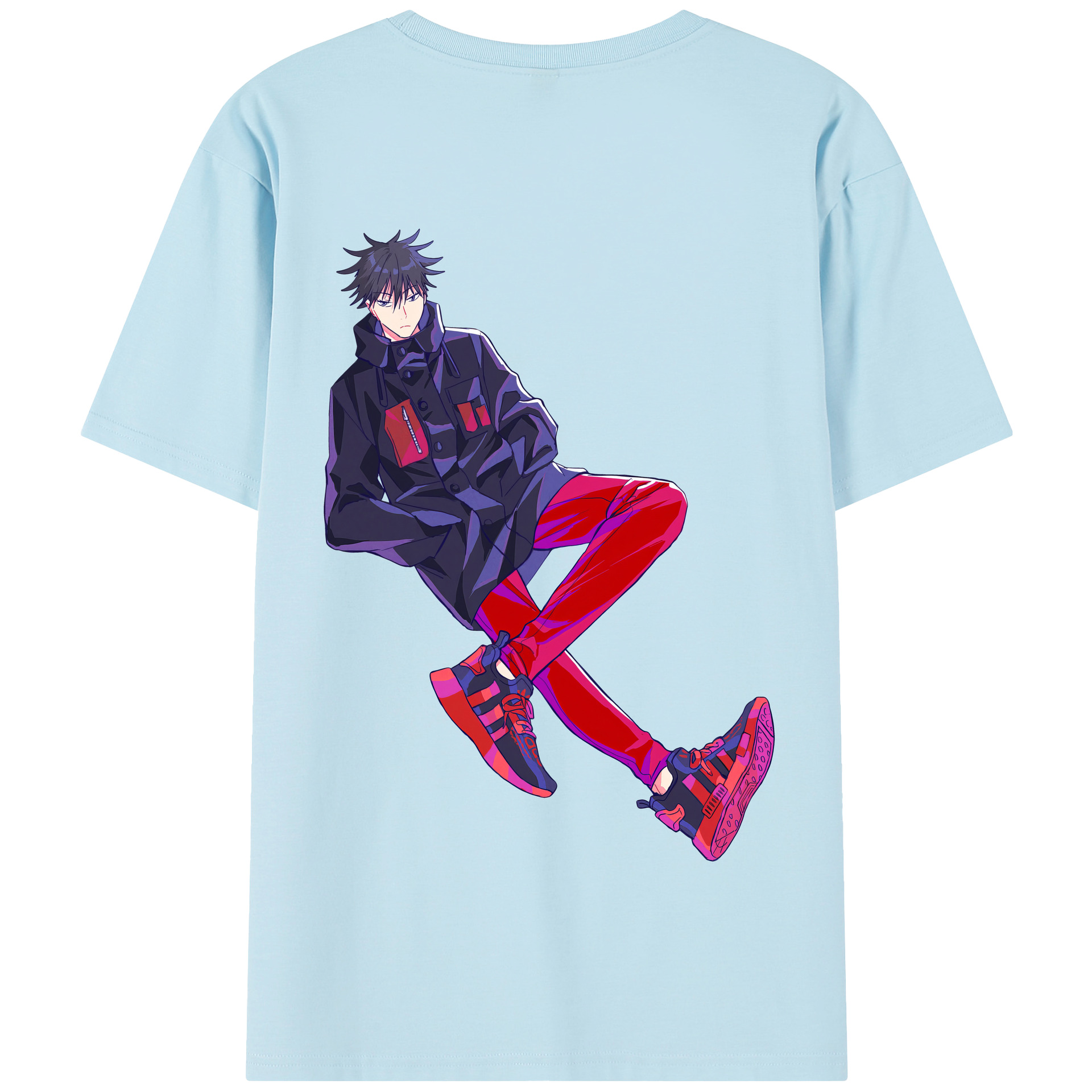 （画像用） 呪術廻戦 Jujutsu Kaisen 綿100％半袖Tシャツ（背面プリント）